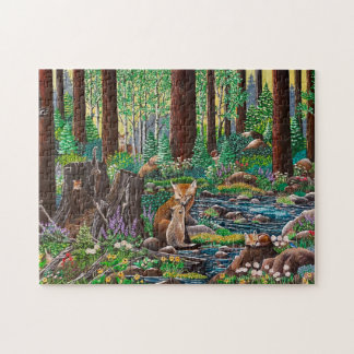 "Mor's Kärlek" Fox Puzzle Pussel