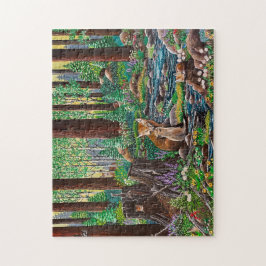 "Mor's Kärlek" Fox Puzzle Pussel