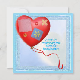 Mors TLC hjärtballongkort Kort