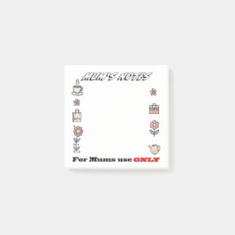 Morsa anteckningar - Utformning av anteckningar ef Post-it Block