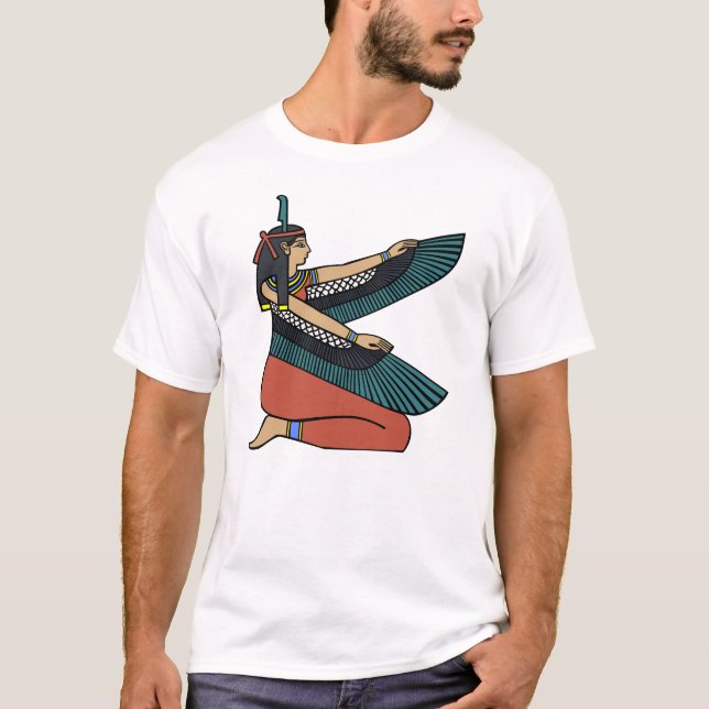 Morsa’at (egyptisk gudinna) t shirt (Framsida)