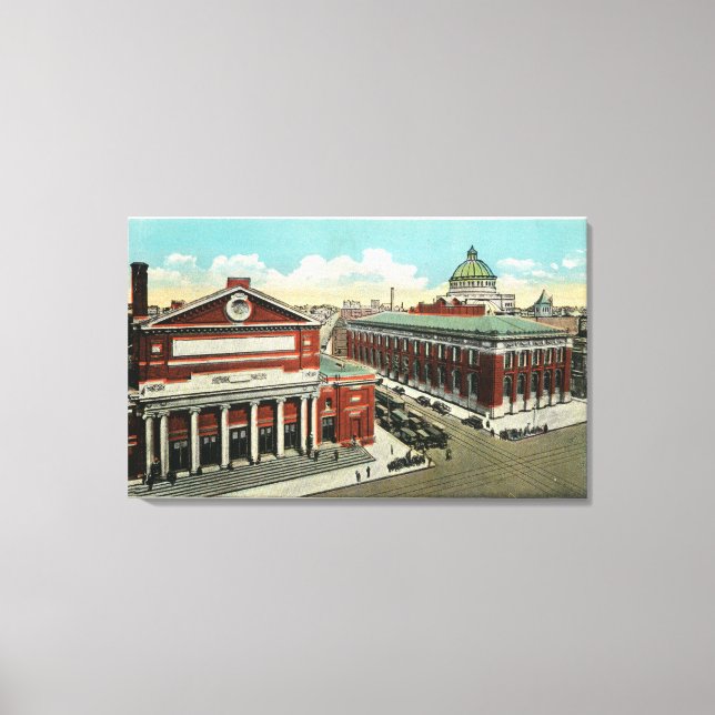 MORSA Avenue View of Symphony, Horticultural Canvastryck (Framsida)