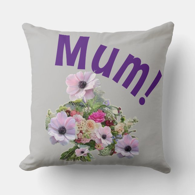 Morsa! Blommor Kudde (Framsida)