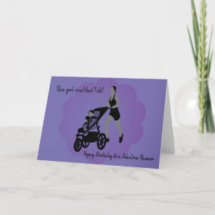 Morsa Buggy Springer födelsedagskort Kort