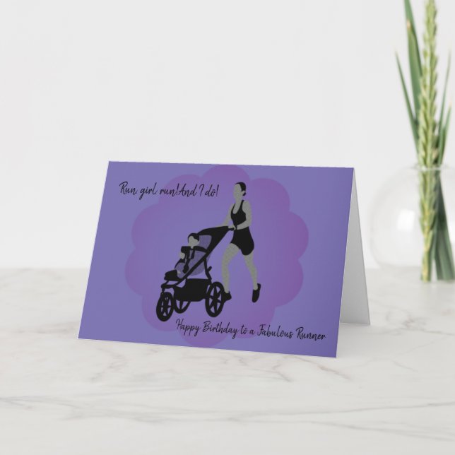 Morsa Buggy Springer födelsedagskort Kort (Framsida)