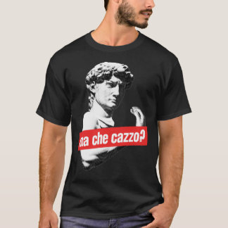 Morsa Che Cazzo! Funny David Sculptur med att prat T Shirt