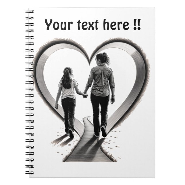 Morsa dag kärlek anteckningsbok (Framsidan)