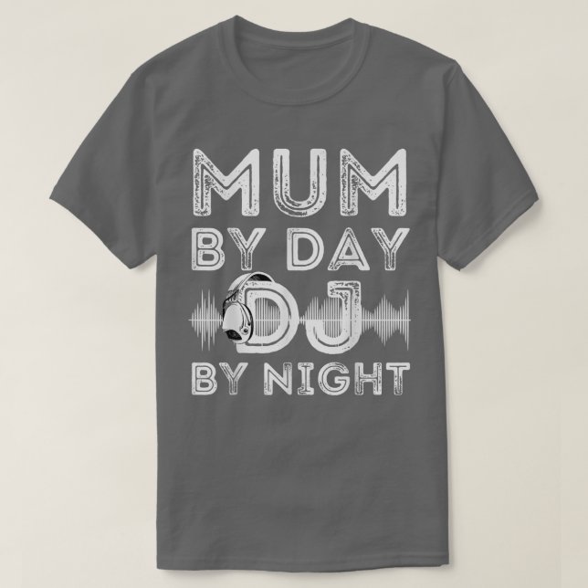 Morsa efter dag DJ av nattfunne kvinna Deejay Reco T Shirt (Design framsida)