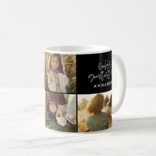 Morsa Fotokollage gigantisk svart modern mors dag Kaffemugg