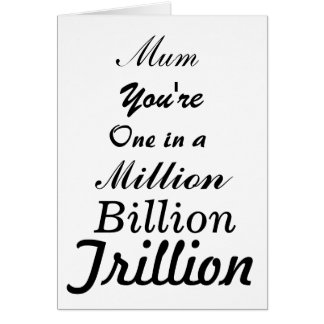 Morsa i en triljon hälsningskort