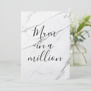 Morsa i miljoner Vita Marble Mors dag