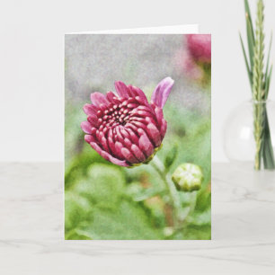 Morsa-kort för ögonblicksbild av blombild kort