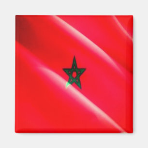 MORSA - Marocko - Flagga Vinnande Marocko Magnet
