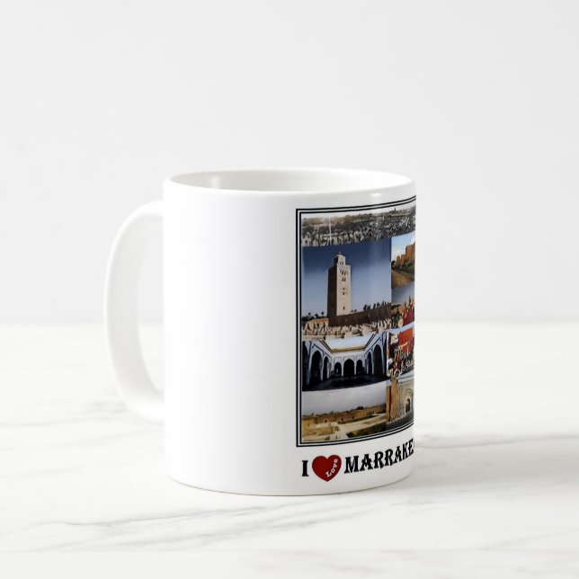 MORSA Marocko - Marrakech - Kaffe Mugg (Framsida vänster)