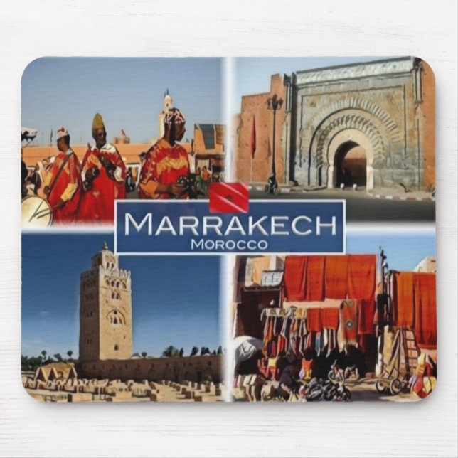 MORSA Marocko - Marrakech - Ställe Jemaa El F - Musmatta (Framsidan)