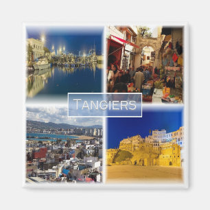 MORSA Marocko - TANGIERS - Fridge Magnet