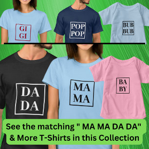 MORSA MORSA (se Matchning DA BA BY osv.) Dam T-Shi T Shirt