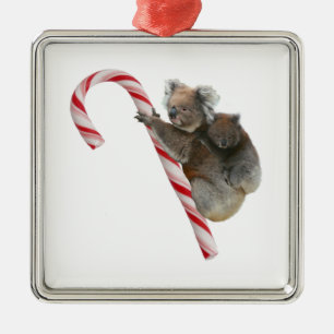 Morsa och känguruunge Koalacandy canejul Julgransprydnad Metall