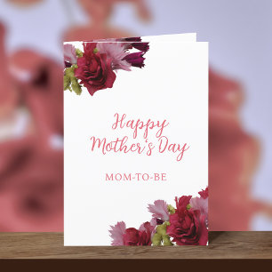Morsa som ska vara Blommigt Mors dag-kort för Lyck Kort