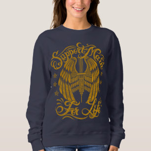 Morsa Support Main Gult Grunge Nål Illustration T Shirt