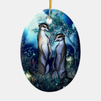 MorsaKats prydnad Julgransprydnad Keramik