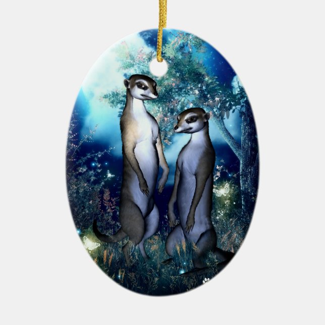 MorsaKats prydnad Julgransprydnad Keramik (Framsidan)