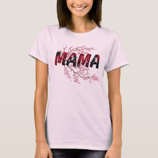 Morsdags Blommig Kärleksdesign | Söt Rosa Blomma T Shirt