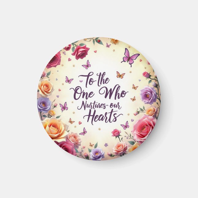 Morsdags Blommig Magnet (Framsidan)