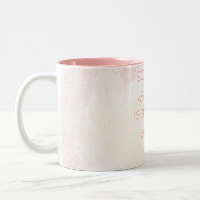 Morsdags-citat Kaffemug Två-Tonad Mugg (Vänster)