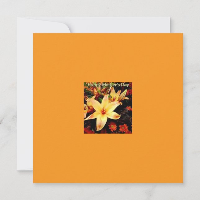 Morsdags hälsningskort julkort (Framsida)