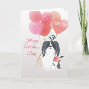 Morsdags kärlek från din grå Shih Tzu hund Kort