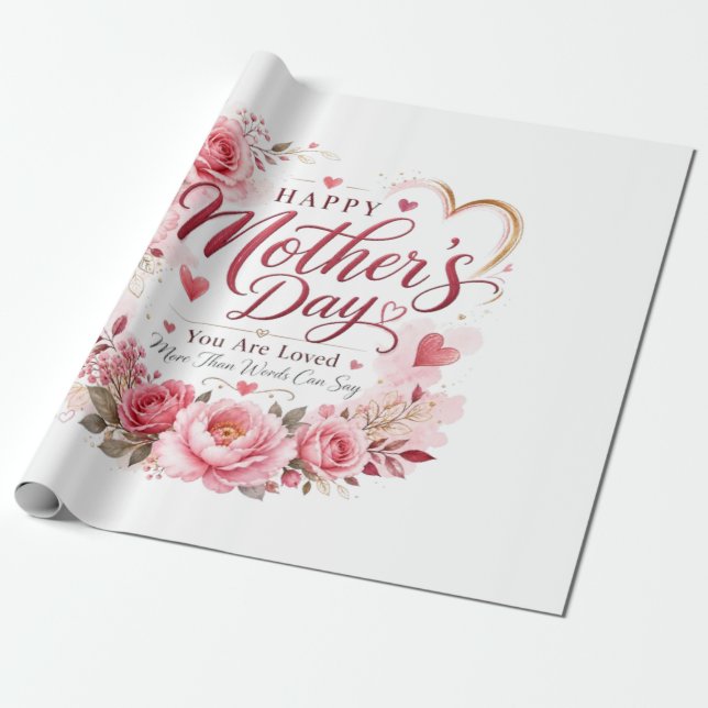 Morsdags kort presentpapper (Utrullad)
