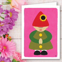 Morsdags Tomte på Rosa Kort