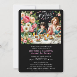 Morsdagsbrunch för familjen inbjudningar