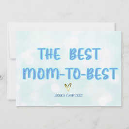 Morsdagskort för blivande mödrar tack kort