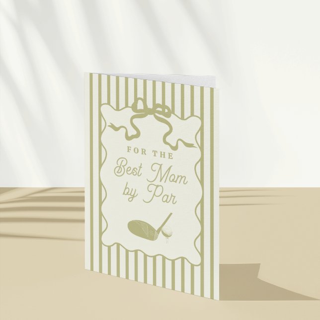 Morsdagskort med golf tema kort (Skapare uppladdad)