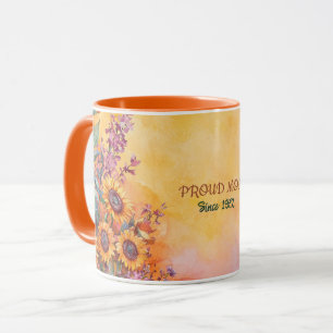 Morsdagsmugg text "MAMMA" "Sedan 1972" Mugg
