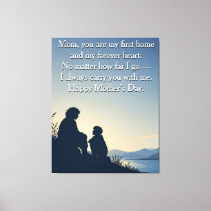 Morsdagspresent till mamma Kärlekskvot Canvas