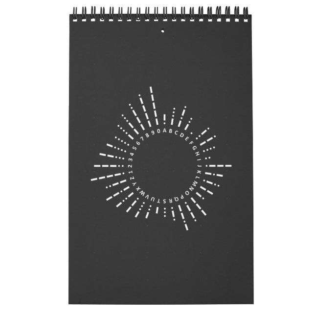 Morse Code Alphabet Kalender (Omslag)