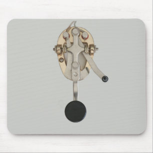 Morse Code CW Nyckel Computer Mousepad Musmatta