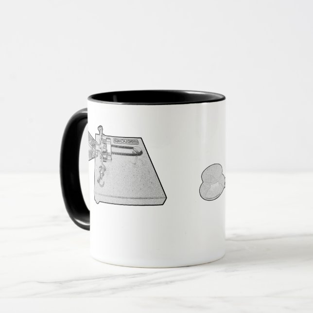 Morse Code Key Mug Mugg (Framsida vänster)