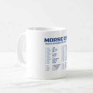 Morse Code Nato Phonetic Alphabet Kaffemugg