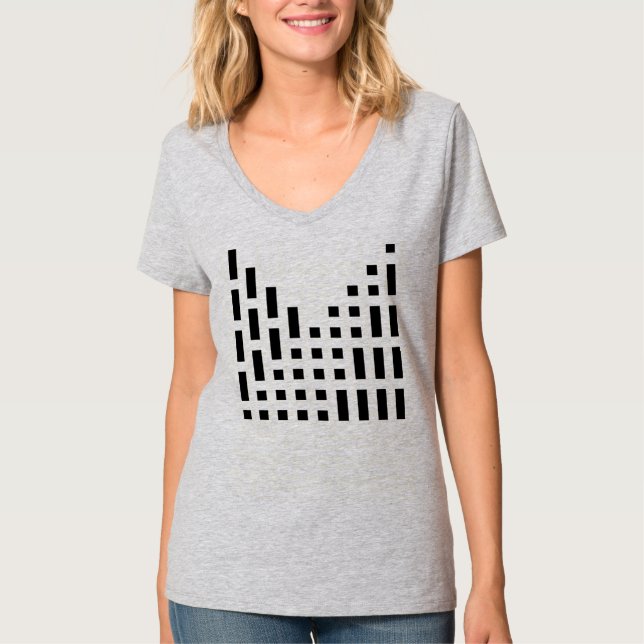 Morse Code Numerals T-shirt (Framsida)