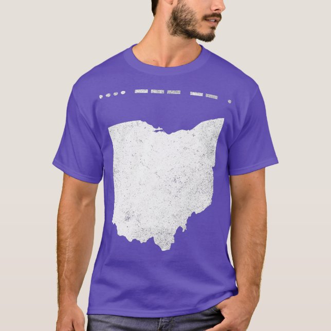 Morse Code Ohio Home Tshirt Fantastisk presentidé T Shirt (Framsida)