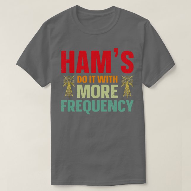 Morse Code Radio Ham Amateur Radio Operator Gift ( T Shirt (Design framsida)