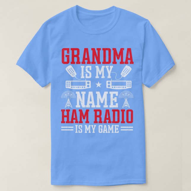 Morse Code Radio Ham Amateur Radio Operator Gift ( T Shirt (Design framsida)