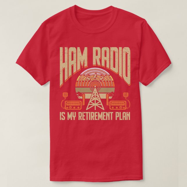 Morse Code Radio Ham Amateur Radio Operator Gift ( T Shirt (Design framsida)