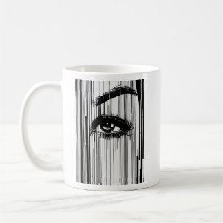 : "Morse Code Visage Tee" Kaffemugg