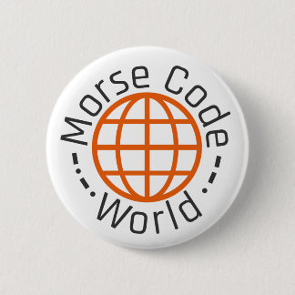 Morse Code World badge Knapp