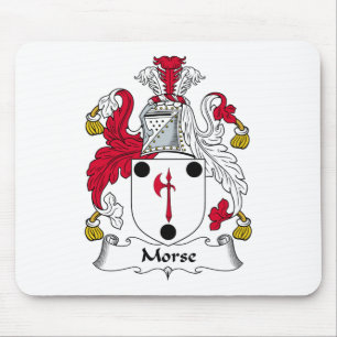 Morse familjvapensköld musmatta